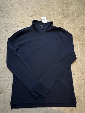 Crewcuts quarter zip size Large Navy